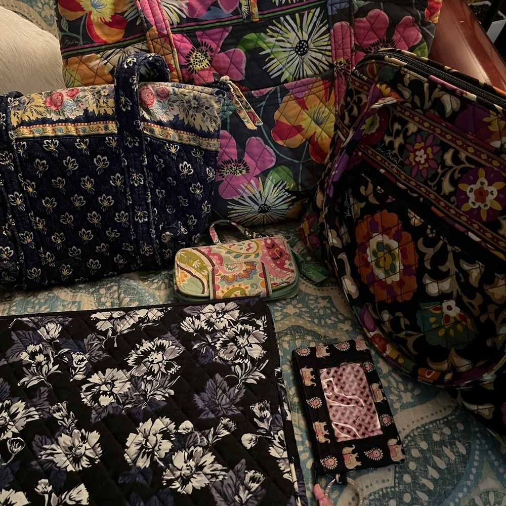 Six Vera Bradley Purses, bag, accessories